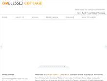 Tablet Screenshot of blessedcottage.com